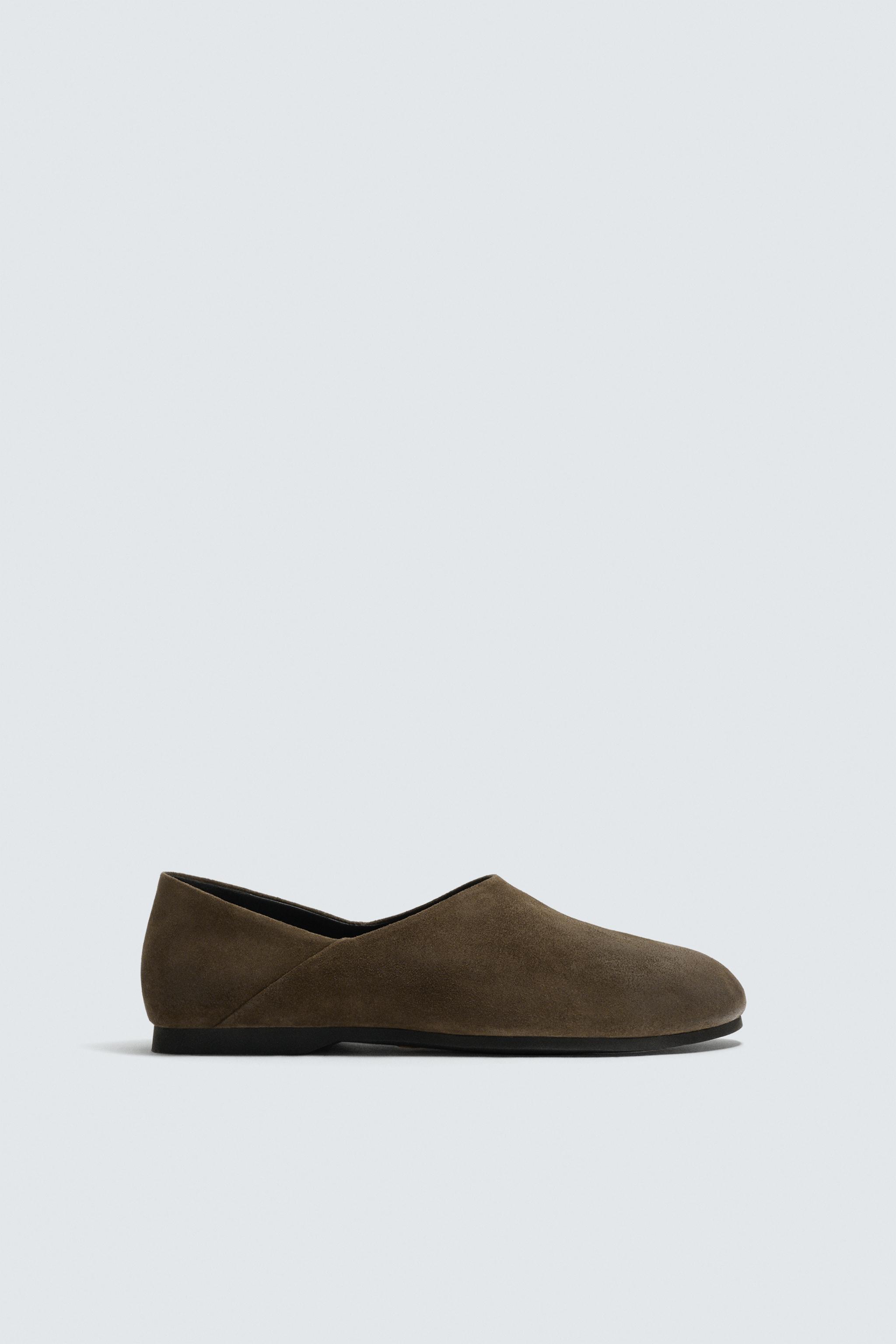 MOCASSINS EN CUIR AVEC SEMELLE VIBRAM® AARON LEVINE X ZARA